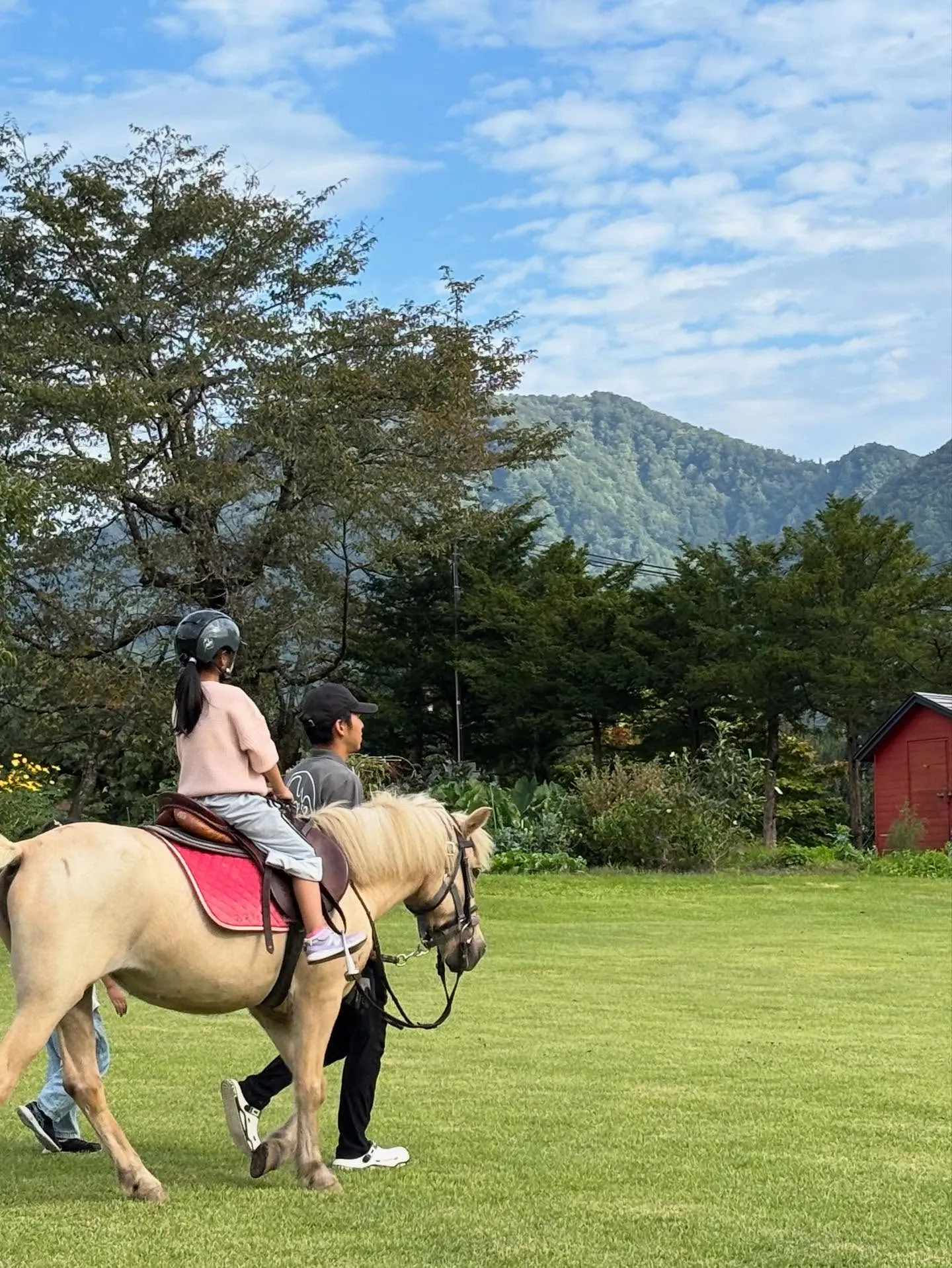 馬の上で思いっきり歌うよ！