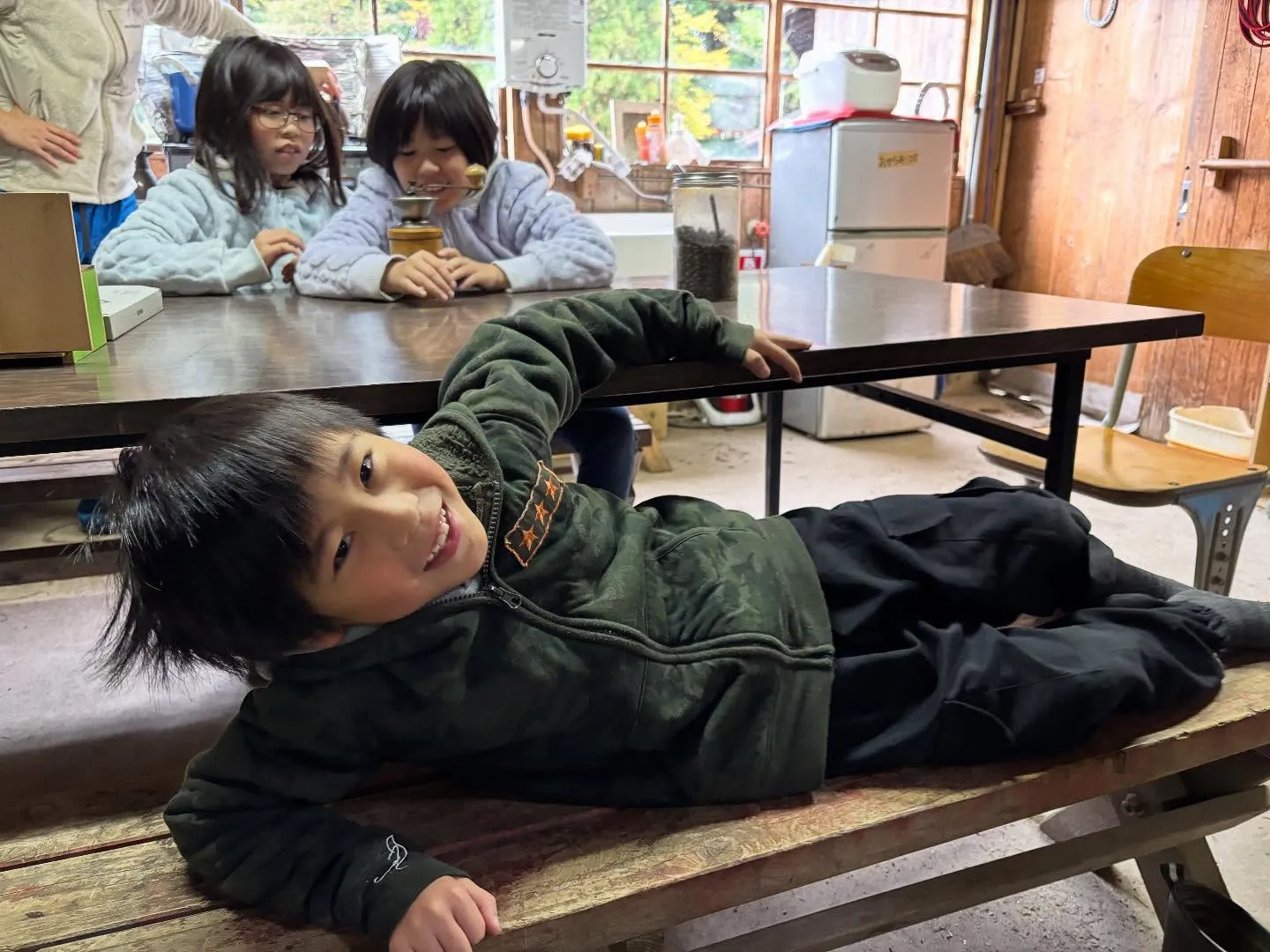 今日は子ども園から来たキリンちゃんのお世話！