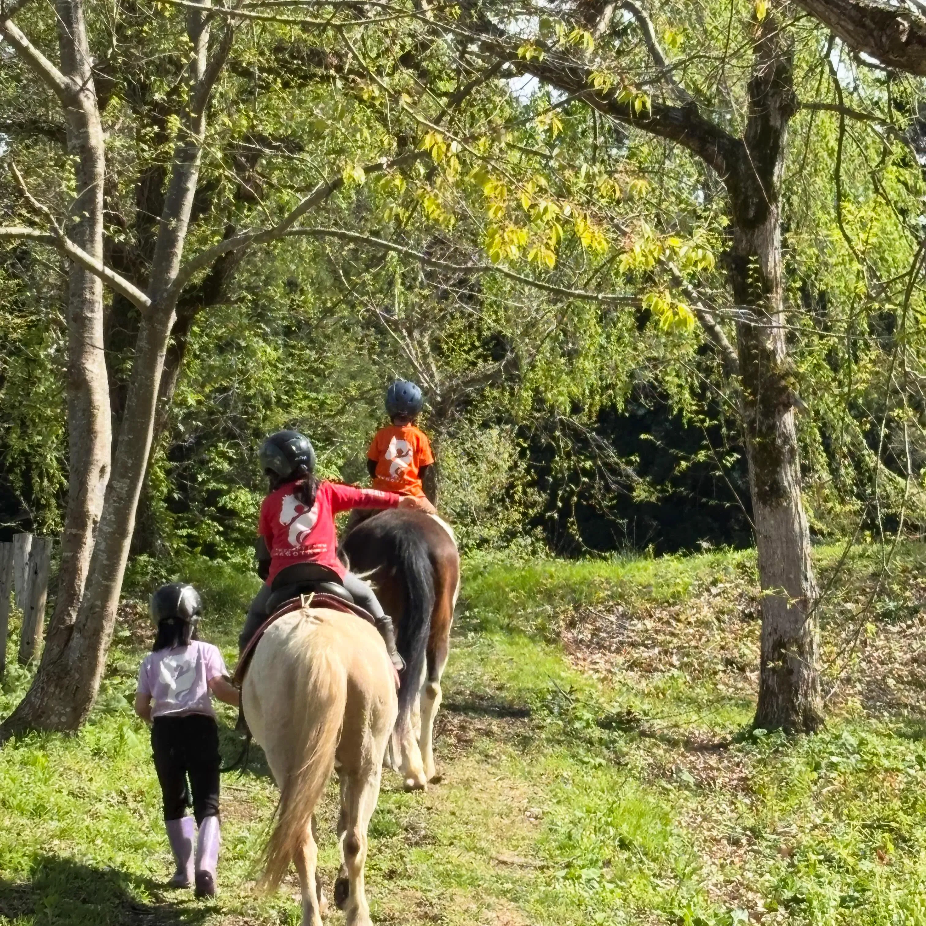 ゴールデンウィークは、お子様連れのご家族や若いカップルも乗馬...