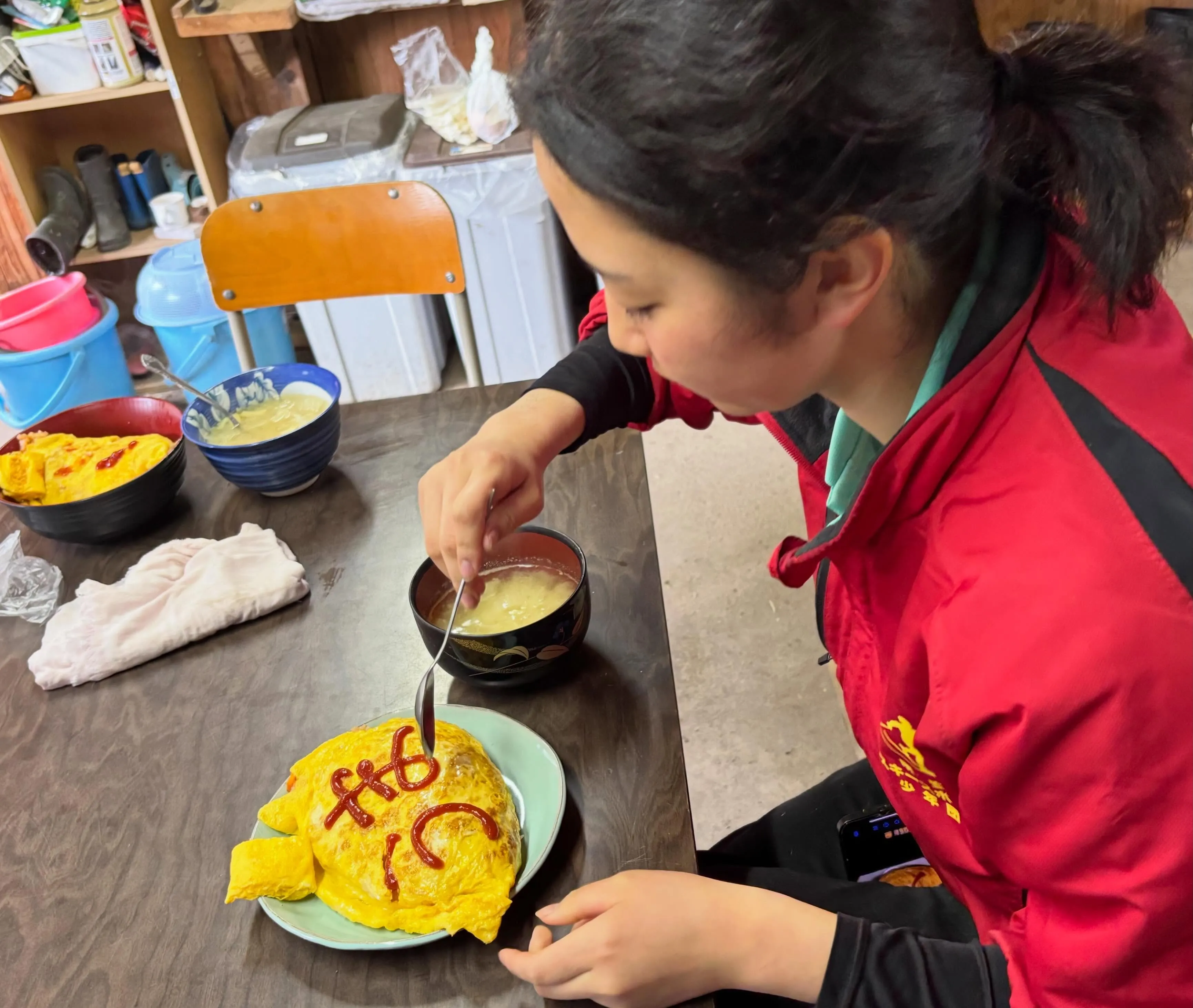 土日のお昼は自分達で作るランチ。