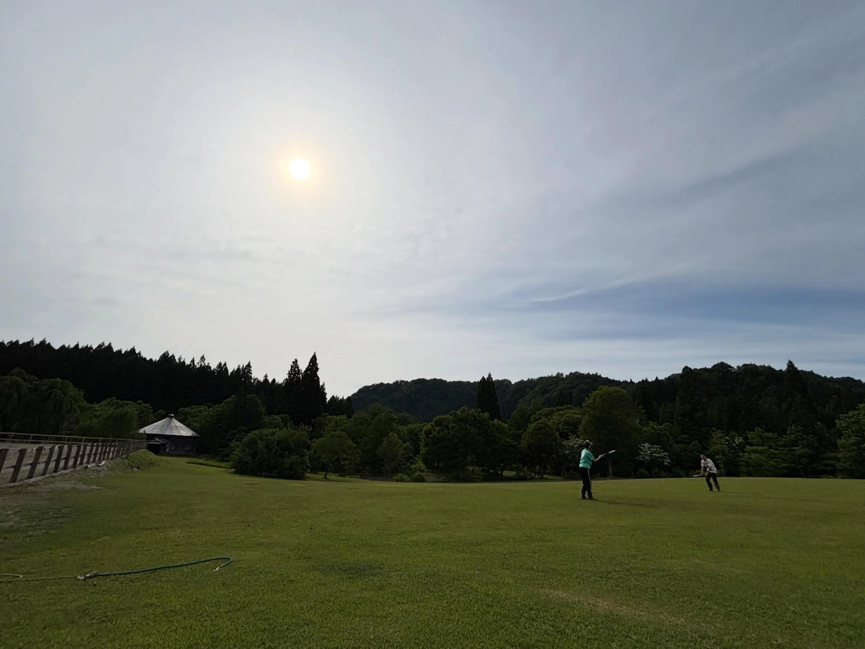 仕事の合間にバドミントン🏸