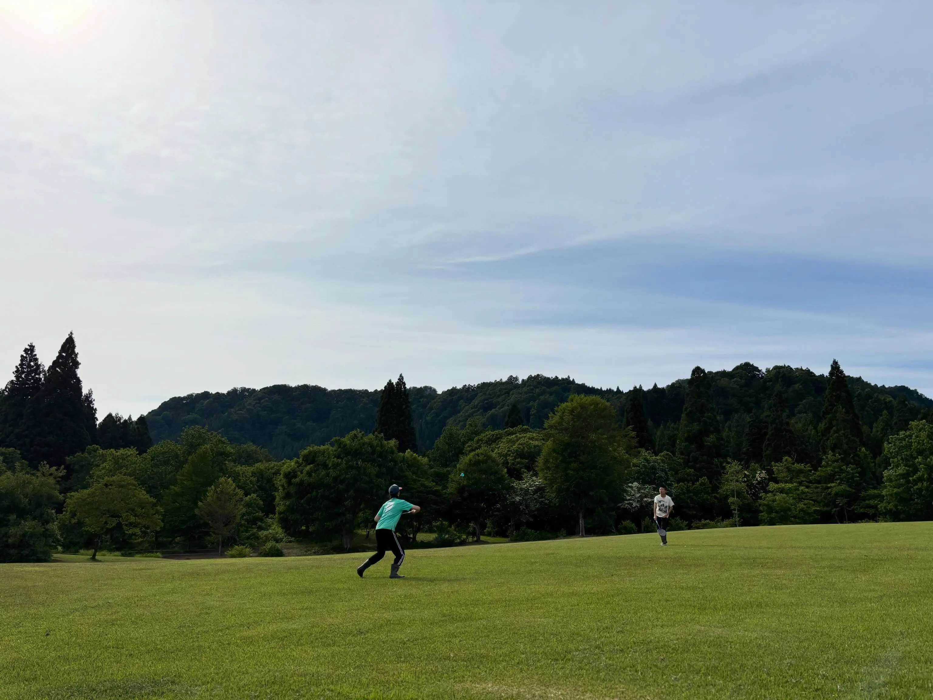 仕事の合間にバドミントン🏸