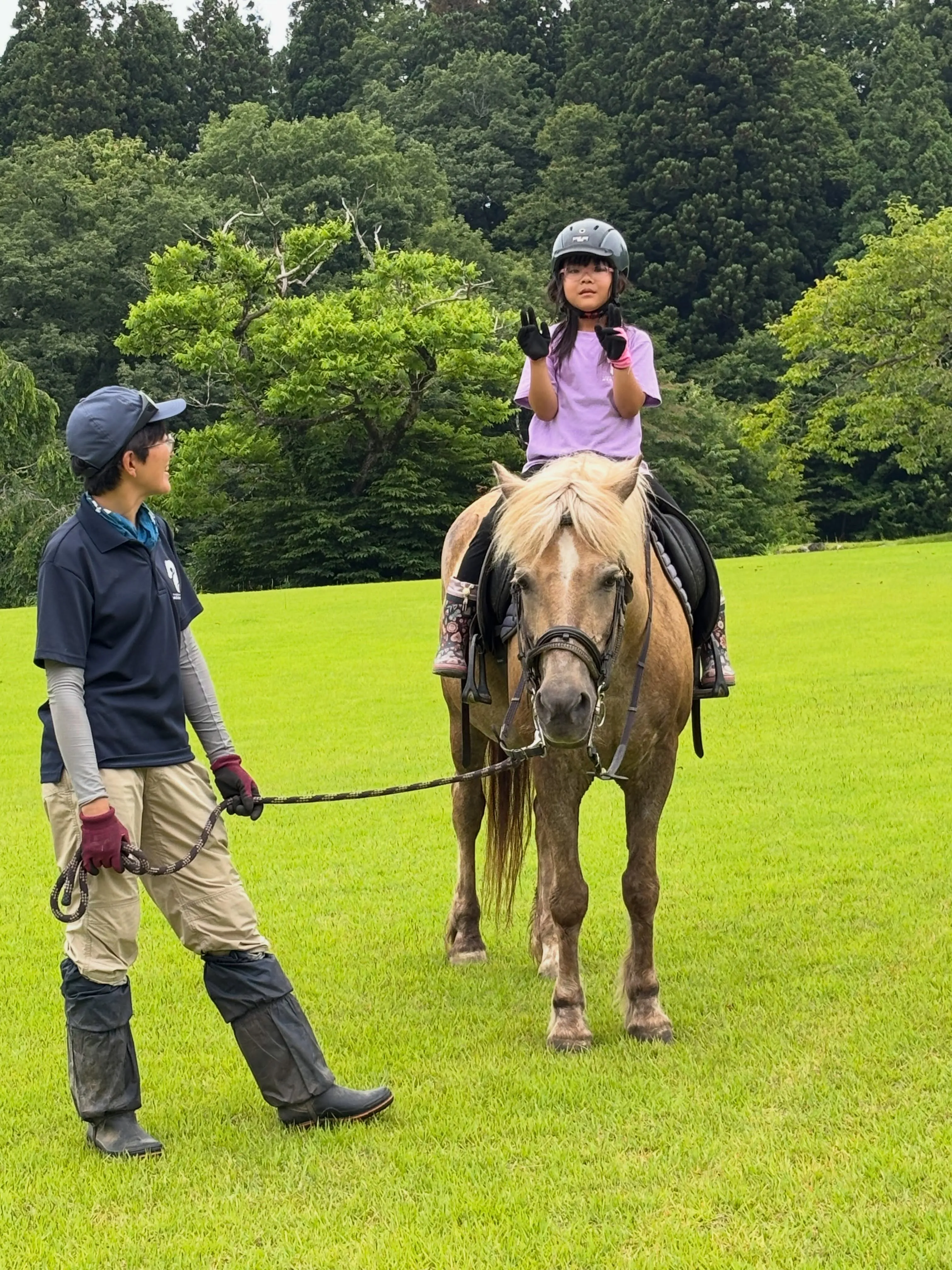 土日は子どもたちが楽しく乗馬🏇