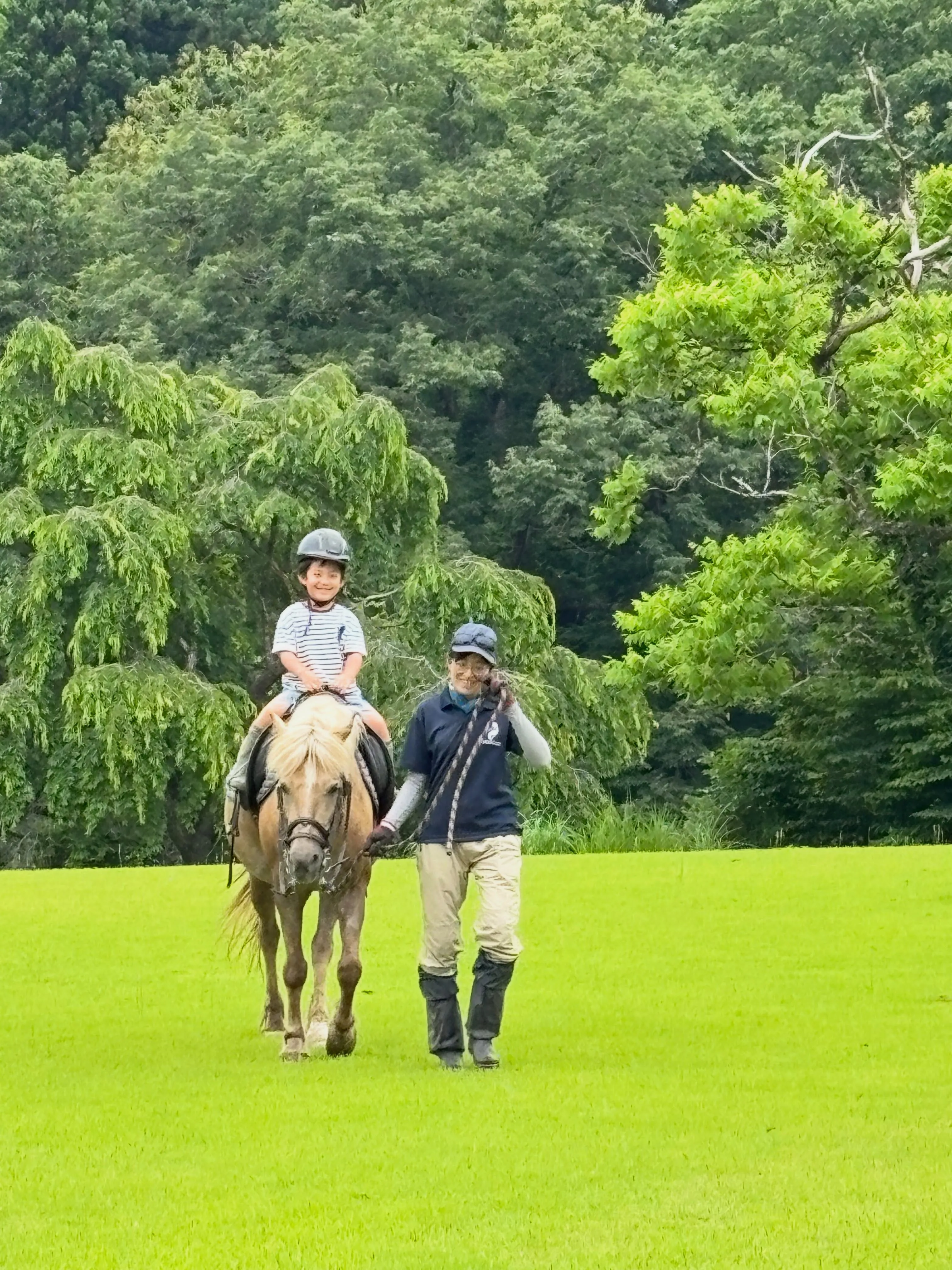 土日は子どもたちが楽しく乗馬🏇