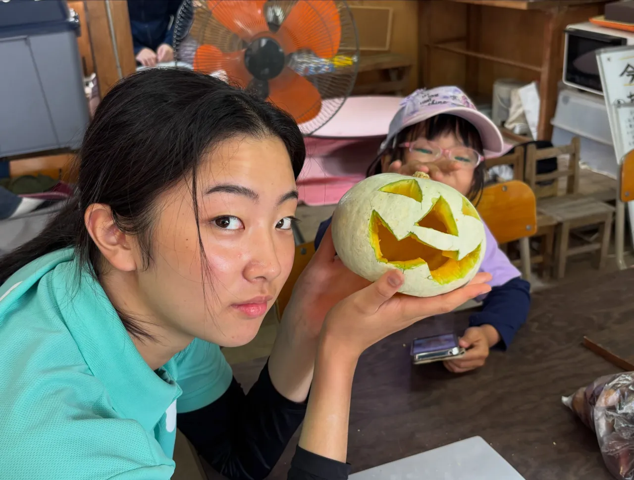 ハロウィンカボチャ🎃作ったよ！
